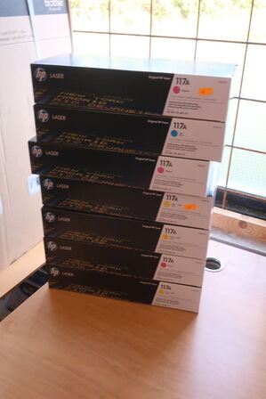 7 stk. toner HP 117A