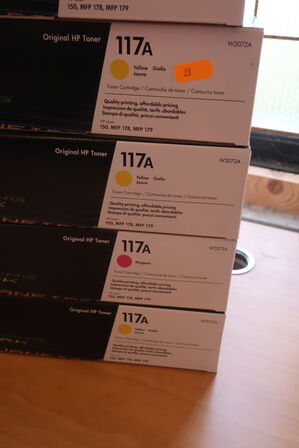 7 stk. toner HP 117A