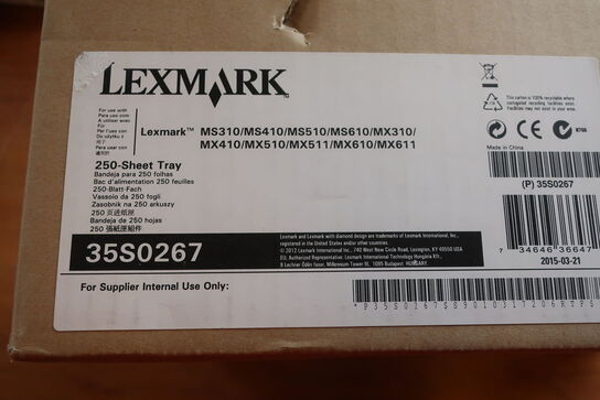 Skuffe til printer LEXMARK