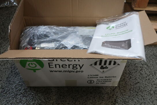 Batteri GREEN ENERGY Lithium Battery 200Ah (ubrugt)