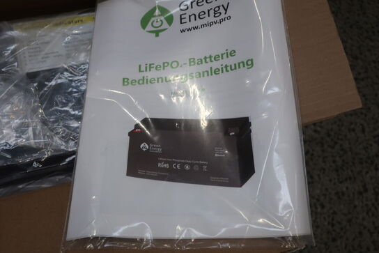 Batteri GREEN ENERGY Lithium Battery 200Ah (ubrugt)