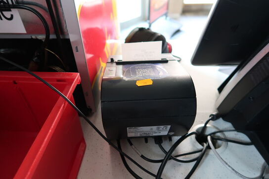 Kasseapparat CBE, bonprinter, pengeskuffe m.m.
