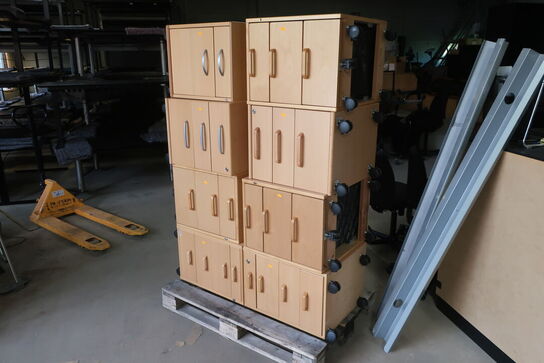 8 stk. skuffedarium