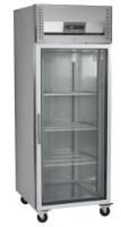 Køleskab m/glasdør RK710G 2/1 GN - Tefcold
