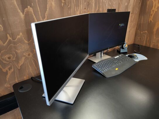 2 stk. computerskærme HP E243d 24"