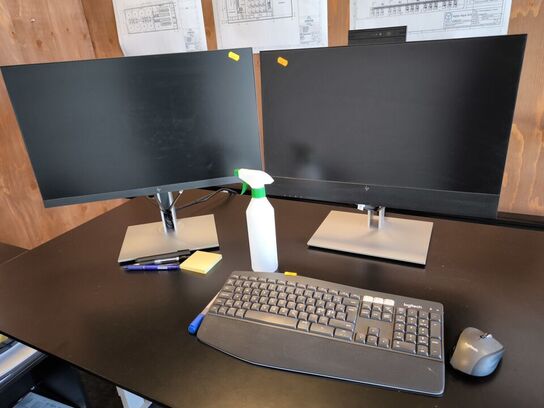2 stk. computerskærme HP 24" 