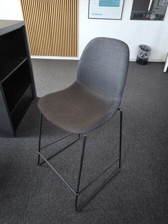 4 stk barstole med ryglæn