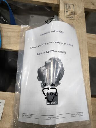 2 stk. KleeBlower kompressor/vakuum pumpe KLEE