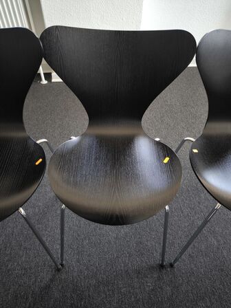 4 stk. Spisebordsstol FRITZ HANSEN AJ 3107