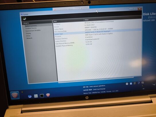 HP Probook AMD Ryzen 5 5625U 16gb 500gb