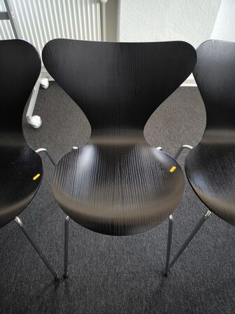 4 stk. Spisebordsstol FRITZ HANSEN AJ 3107