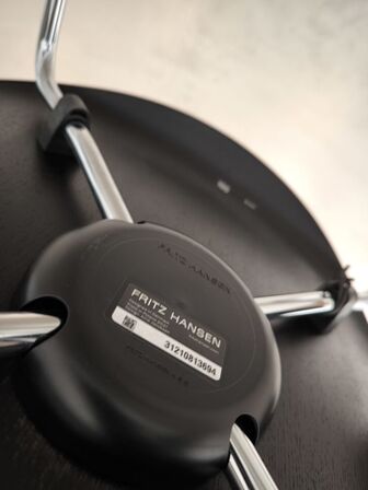 6 stk. spisebordsstole FRITZ HANSEN AJ 3107