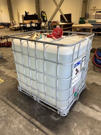 Palletank med natronlud 27,65%