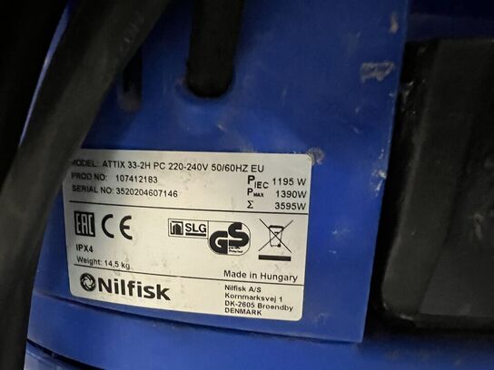 Støvsuger NILFISK ATTIX 33
