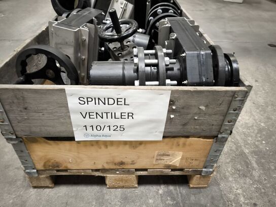 Palle med spindel ventiler