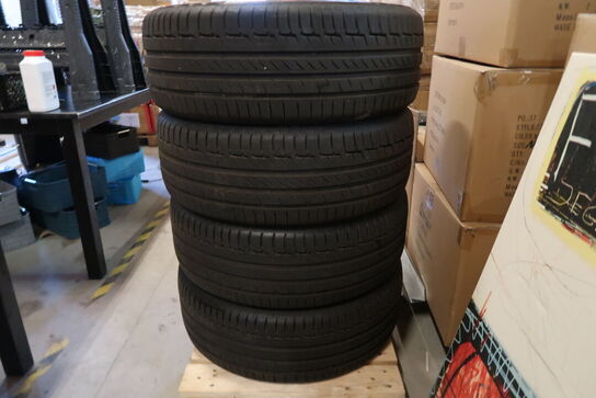 4 stk. Dæk, Connental Premium Contact 6 225/55 R19 MOMSFRI