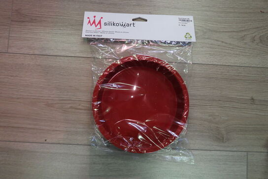 8 stk. Silikomart rund kageform silikone Ø18 cm