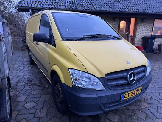 Varebil, MERCEDES-BENZ VITO 110 CDI Kassevogn Lang