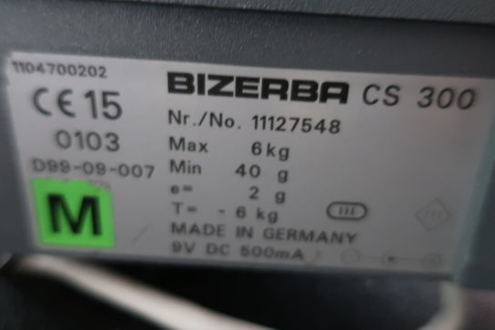 Vægt BIZERBA CS 300