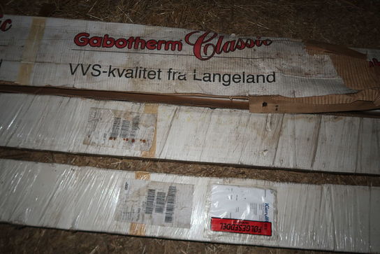 3 pk. Isoleret rørpaneler, Gabotherm classic  MOMSFRI