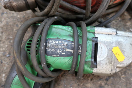 2 stk. slagboremaskiner HILTI UD 16, HITACHI DV 20VB