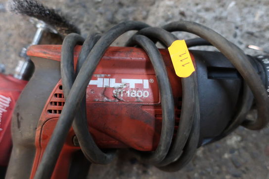 Akku ligesliber MILWAUKEE M12 FDGS, slagboremaskine HILTI ST1800