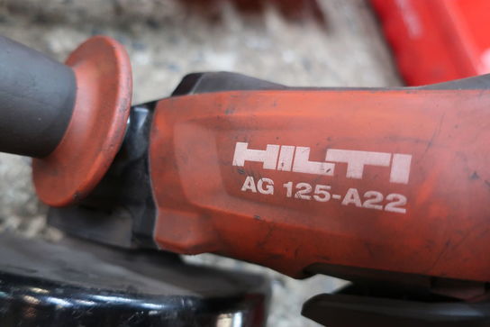 Akku bore/skruemaskine HILTI SF 8M-A22, akku vinkelsliber HILTI AG 125-A22