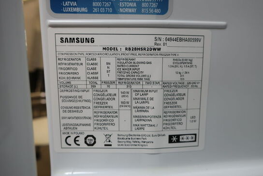 Køle/fryseskab SAMSUNG RB28HSR2DWW