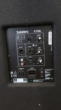 Aktiv højtaler SUBZERO C15A