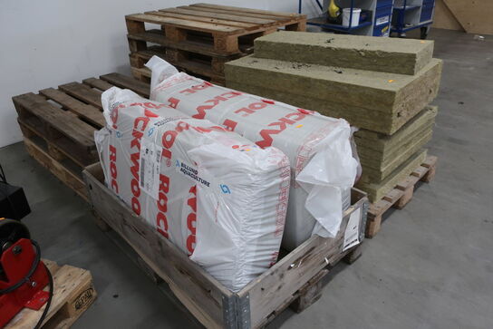 Div. EURO-paller samt isolering ROCKWOOL