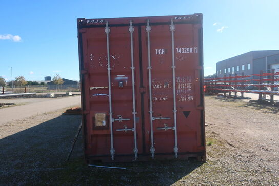 40 fods container uden indhold (læs beskrivelse)