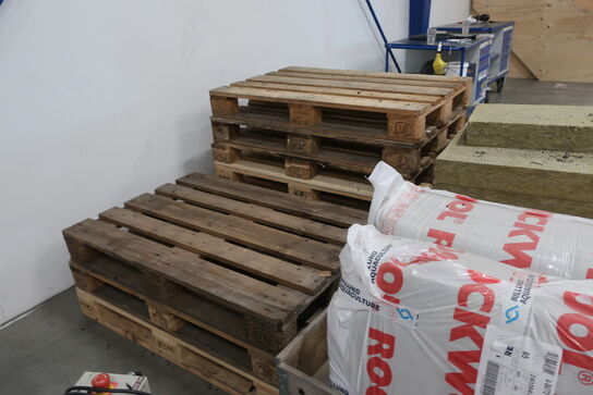 Div. EURO-paller samt isolering ROCKWOOL