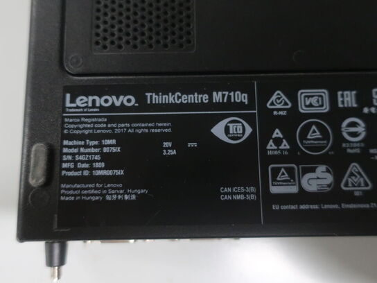 Lenovo ThinkCenter Intel i5-6400T/8GB/240GB