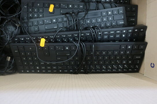 Diverse tastaturrere samt mus HP