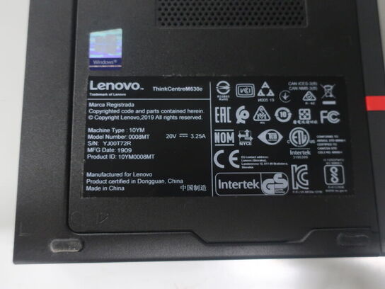 Lenovo ThinkCenter Intel i5-6400T/8GB/240GB