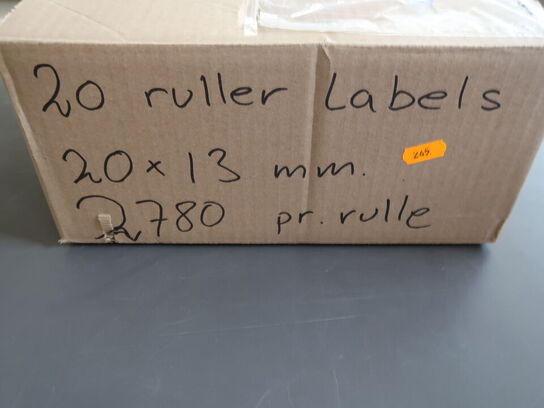 20 rll. labels 20x13 mm (55.600 i alt)