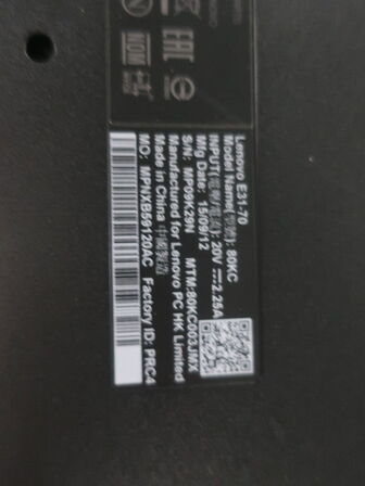 Lenovo E31-70 Intel i3-4005U/4GB/128GB