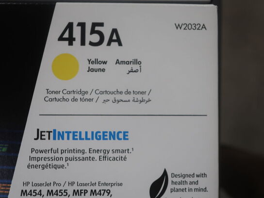 4 stk. org. HP toner til farvelaserprinter - 415A / W2030A