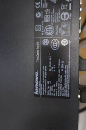 Computer LENOVO ThinkCentre Edge72