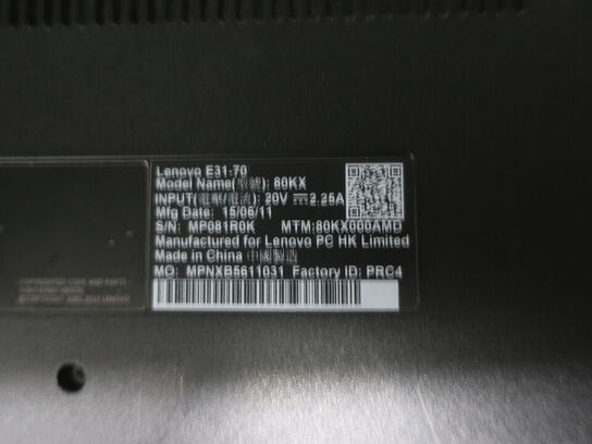 Lenovo E31-70 i5-5200U/8GB/128GB