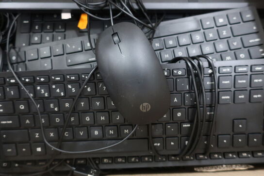 Diverse tastaturrere samt mus HP