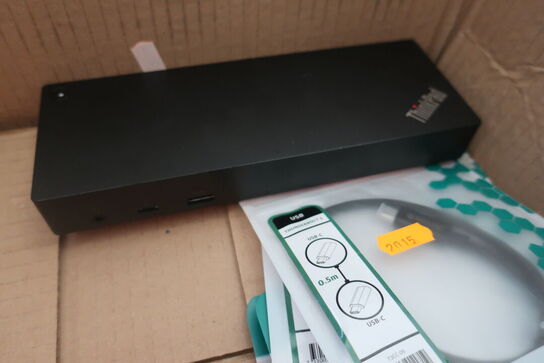 5 stk. dockingstationer LENOVO Thunderbolt 3 Dock