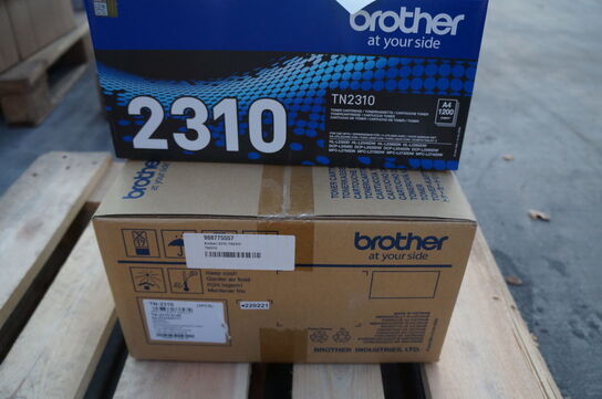 5 stk. Sort Brother toner 2310