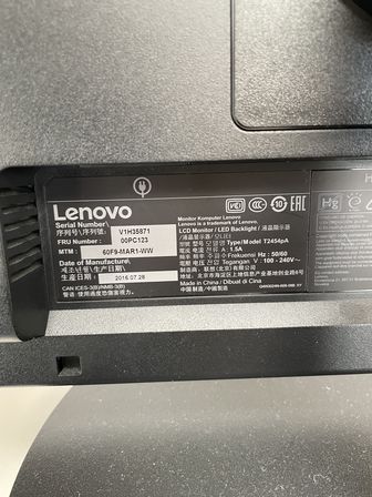 2 stk. monitor LENOVO 24"