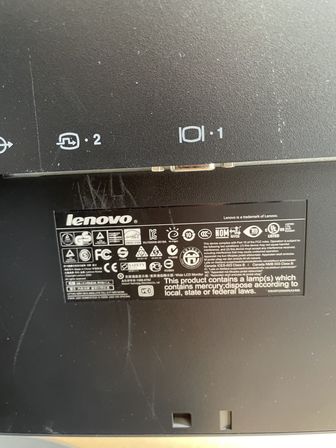 2 stk. monitor LENOVO 24"