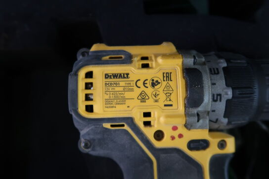 Akku boremaskine, Dewalt DCD701