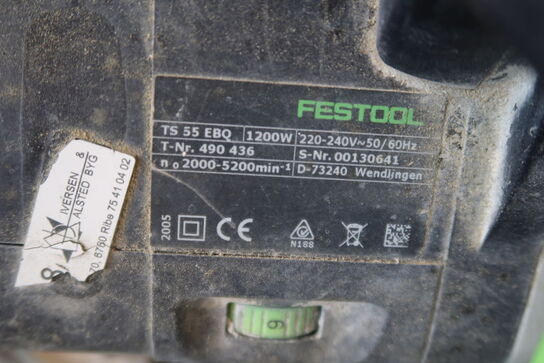 Dyksav Festool TS 55 EBQ-Plus