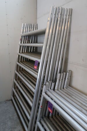 8 stk. JUMBO 2m ramme, 135 x 200 cm til rullestilladser