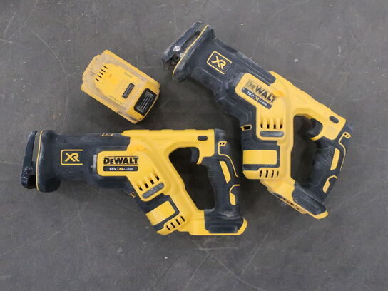 Bajonetsave DEWALT 18V DCS367 (2 stk.) inkl. batteri