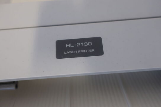 Printer BROTHER HL-2130 med skab og toner